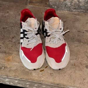 adidas Originals Red and Black Athletic Shoes